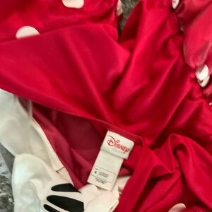 Disney Red mini Mouse Dress M